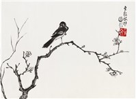 藏品(劉辰旦創作之《喜報梅梢》)的圖片