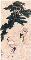 藏品(劉辰旦創作之《松鶴圖》)的圖片