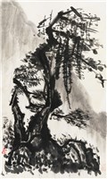 藏品(劉辰旦創作之《枯籐老樹》)的圖片