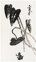 藏品(劉辰旦創作之《荷下青蛙》)的圖片