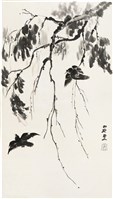 藏品(劉辰旦創作之《飛鳥迎風》)的圖片