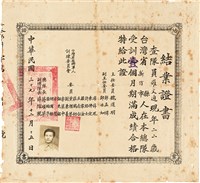 藏品(羅文通結業證書（1948年12月15日）)的圖片
