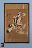 藏品(涂炳榔畫作《麻姑獻蟠桃》)的圖片
