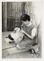 藏品(施月霞與愛犬「美麗」合照)的圖片