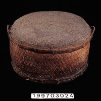 藏品(竹製鍋蓋)的圖片