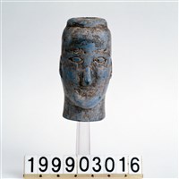 藏品(雙面人像琉璃珠)的圖片