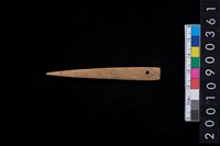 藏品(帶穿骨尖器)的圖片