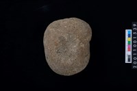 藏品(石錘殘件)的圖片