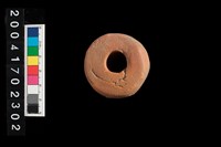 藏品(漢人硬陶網墜)的圖片