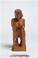 藏品(木雕人像)的圖片