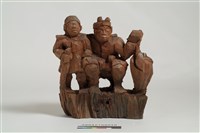 藏品(木雕人像)的圖片