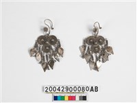 藏品(女子銀製耳飾)的圖片