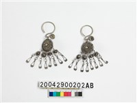 藏品(女子銀製耳飾)的圖片