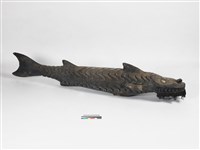 藏品(木雕魚)的圖片