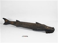 藏品(木雕魚)的圖片