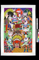 藏品(農民畫)的圖片