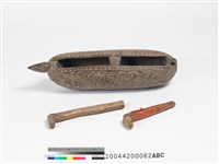 藏品(木雕鼓)的圖片