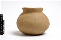 藏品(侈口圓腹凹底陪葬陶罐)的圖片