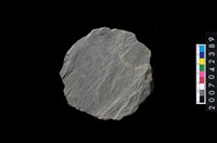 藏品(石環製作材料-打製圓形石板)的圖片