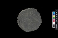 藏品(石環製作材料-打製圓形石板)的圖片