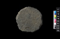 藏品(石環製作材料-打製圓形石板)的圖片