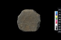 藏品(石環製作材料-打製圓形石板)的圖片