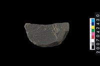 藏品(石環製作材料-打製圓形石板)的圖片