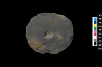 藏品(石環製作材料－中央帶啄痕打製圓板)的圖片