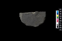 藏品(石環製作材料-中央帶啄痕打製圓板)的圖片