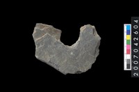 藏品(石環製作材料-中央帶小啄孔打製圓板)的圖片