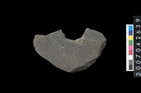 藏品(石環製作材料－中央帶小啄孔打製圓板)的圖片