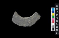 藏品(石環製作材料-旋截圓環粗胚殘件)的圖片