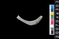 藏品(石環製作材料-帶搓磨痕石環粗胚)的圖片