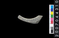 藏品(石環製作材料-帶搓磨痕石環粗胚)的圖片