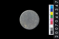 藏品(石環製作廢料-旋截圓核)的圖片