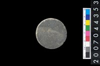 藏品(石環製作廢料-旋截圓核)的圖片