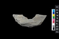 藏品(石環製作材料-中央帶啄孔打製圓板)的圖片