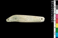 藏品(兩端帶穿玉棒)的圖片