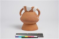 藏品(侈口歛唇折腹圓底雙豎把圈足罐)的圖片