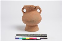 藏品(侈口歛唇折腹圓底雙豎把圈足罐)的圖片