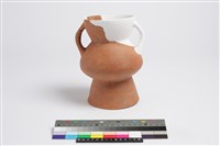 藏品(侈口歛唇折腹圓底雙豎把圈足罐)的圖片