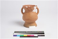 藏品(侈口平唇折腹圓底雙豎把圈足罐)的圖片