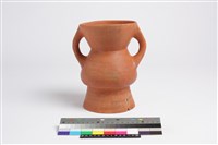 藏品(侈口斂唇圓腹平底雙豎把圈足罐)的圖片