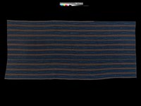 藏品(藍底織錦被面)的圖片