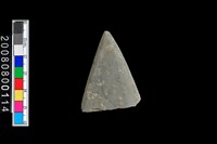 藏品(石矛殘件)的圖片