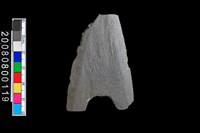 藏品(石矛殘件)的圖片