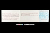 藏品(郵票發行說明小冊)的圖片