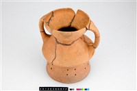 藏品(雙豎把圈足陶罐)的圖片