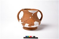 藏品(雙豎把圈足陶罐)的圖片