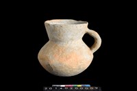 藏品(單豎把直口圓腹凹底陶罐)的圖片